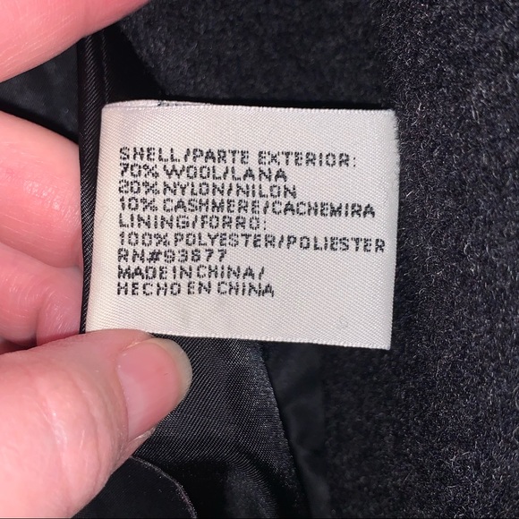 St. John’s Bay wool pea coat. Size S - Picture 6 of 7